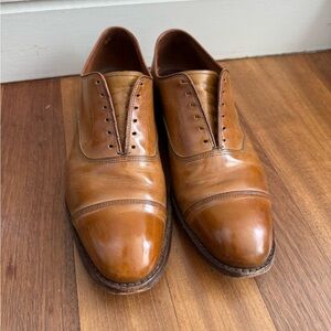 Allen Edmonds Park Avenue Classic Tan Leather Men's Shoes 9D